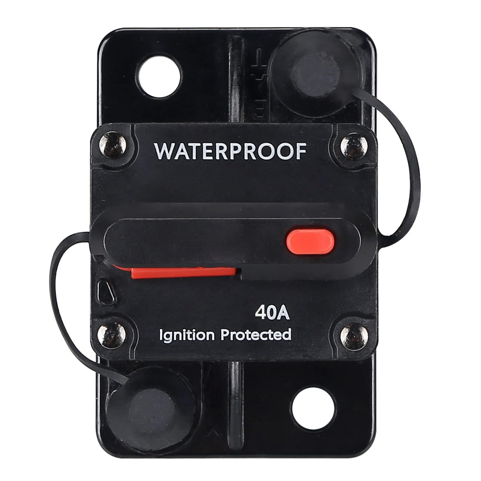 40A Wasserfester Sicherungshalter Auto - Reset Sicherung Für Car Audio System Schutz