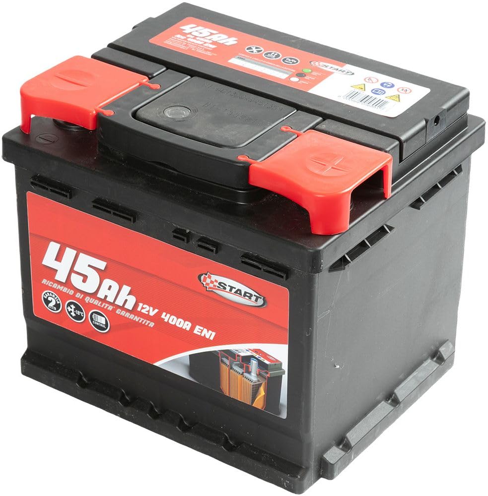 Batteria Auto 45AH 12V 400A polo positivo destro Cassetta L1