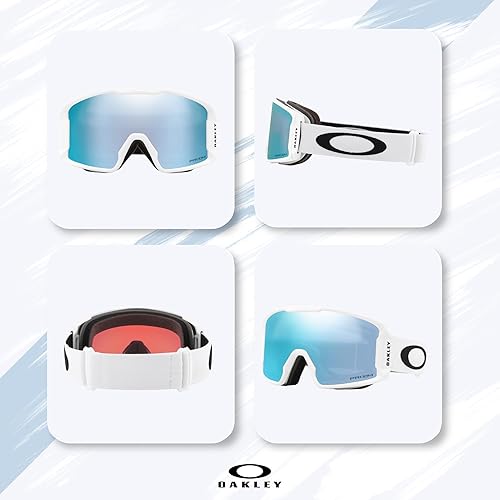 Miniatura 2 de Gafas de esquí Oakley Line Miner GRANDESMEDIANAS para hombre y mujer OO7070, OO7093 + paquete con set de correa y accesorios, bolsa de microfibra