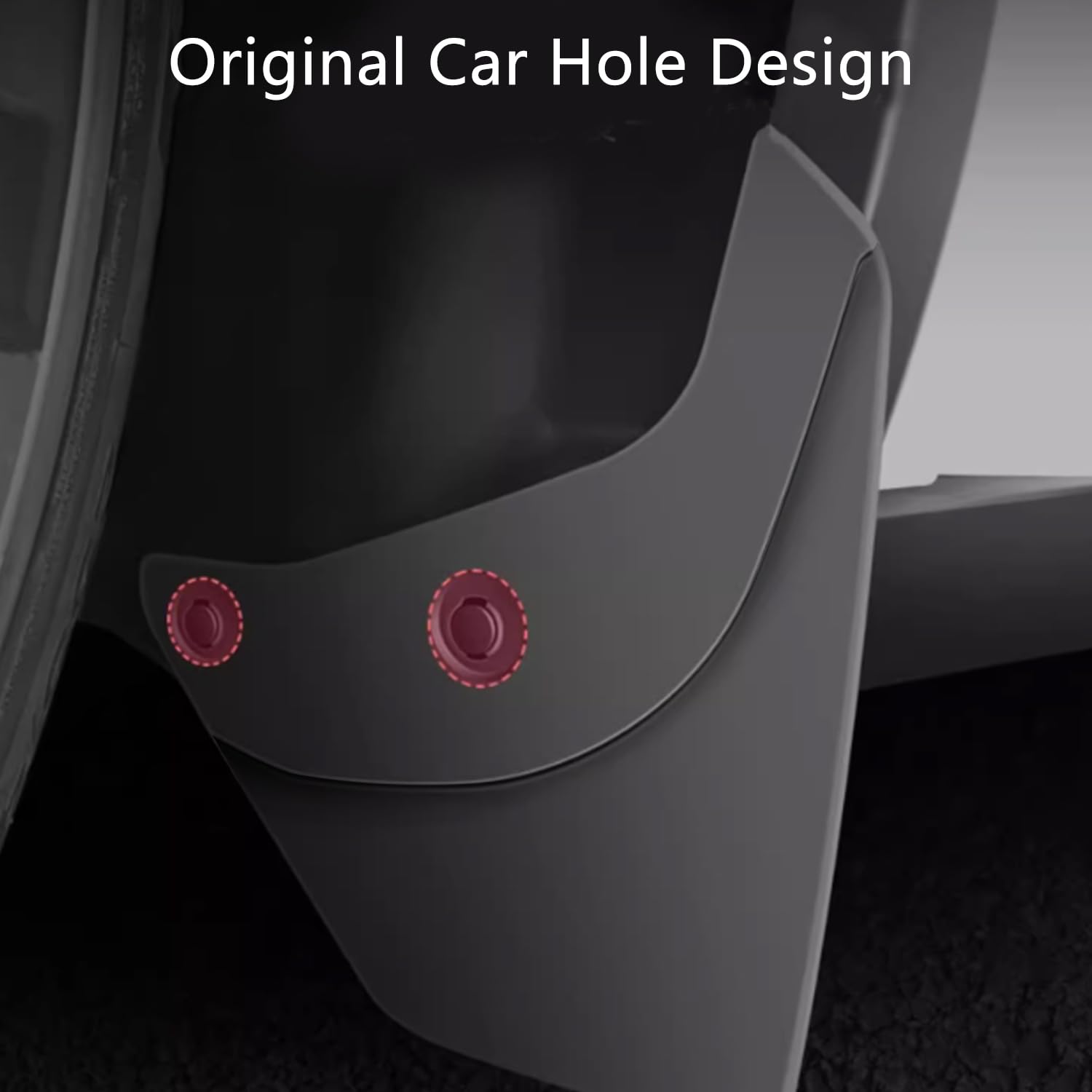 TOPABYTE Garde-Boue pour Tesla Model Y 2020-2025 Bavettes Avant et Arrière Flexibles Améliorés sans Perçage Protecteur de Pneu de Véhicule Bavette Accessoires Extérieurs