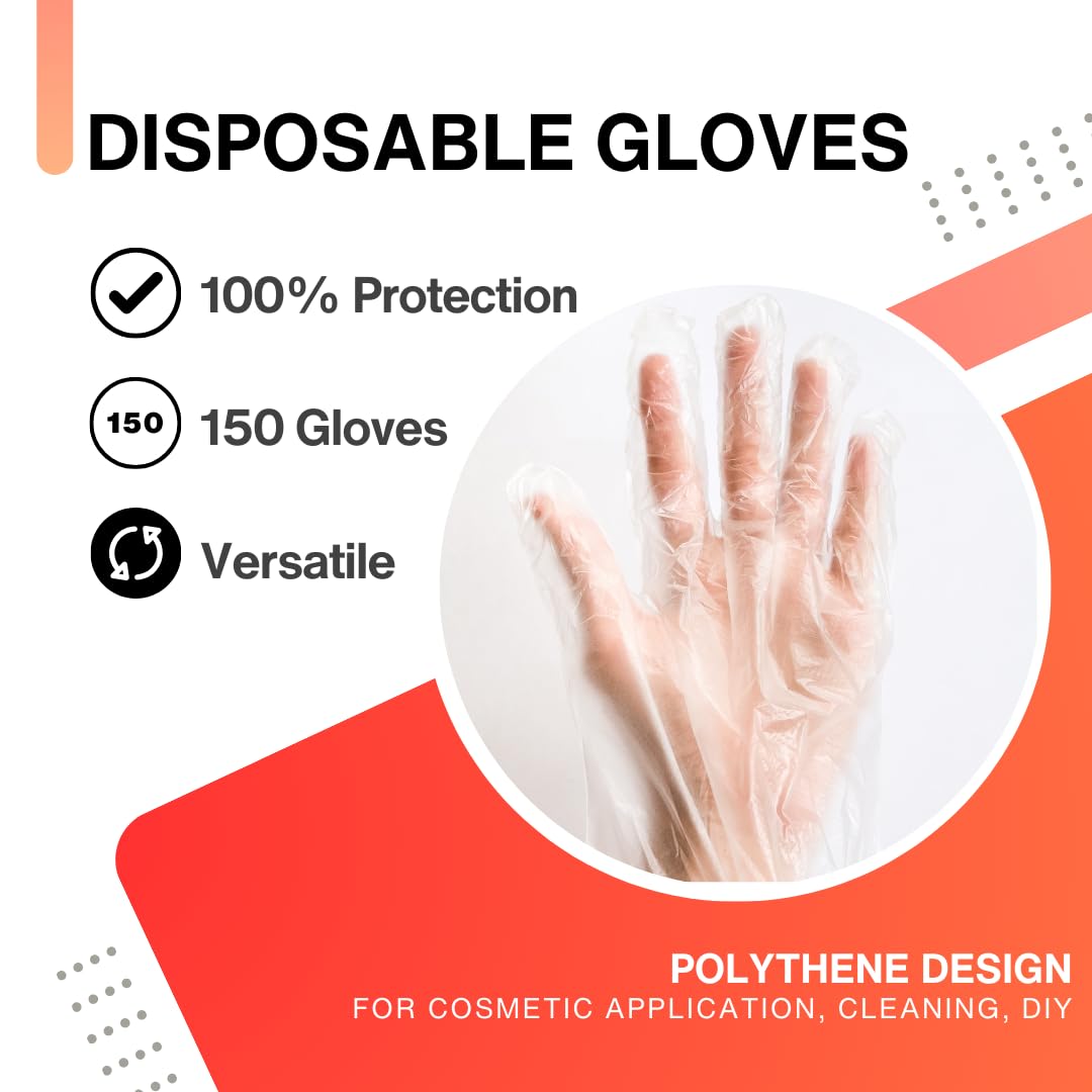 Guanti Usa E Getta In Plastica Trasparente, Senza Polvere, 100 Pezzi, Taglia Unica, Per Alimenti, Pulizie, Parrucchieri E Ristorazione - 4