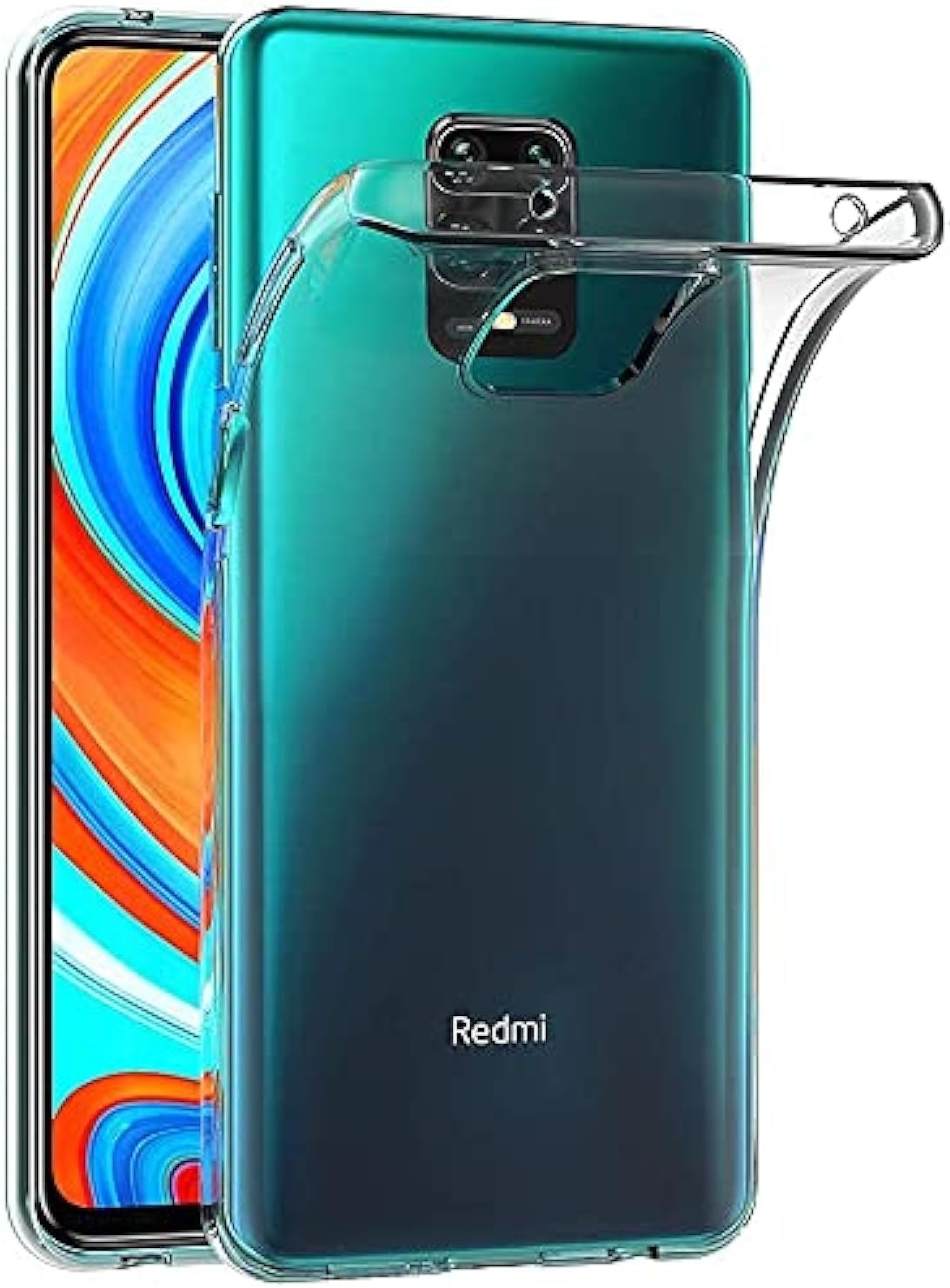 MaiJin Case for Xiaomi Mi Redmi Note 9S / Redmi Note9 Pro/Redmi Note 9 Pro Max (6.67 inch) Soft TPU Rubber Gel Bumper Transparent Back Cover