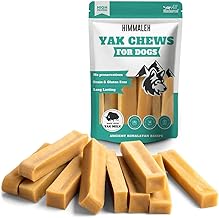 Himmaleh Yak Chews for Dogs - Yak chews for dogs Medium (pack of 10) - Protein Rich Dog Chews Long Lasting Natural - yak milk dog chew - Toothsome Yak Bars for Dogs - Himalayan dog chews - Yak Snack