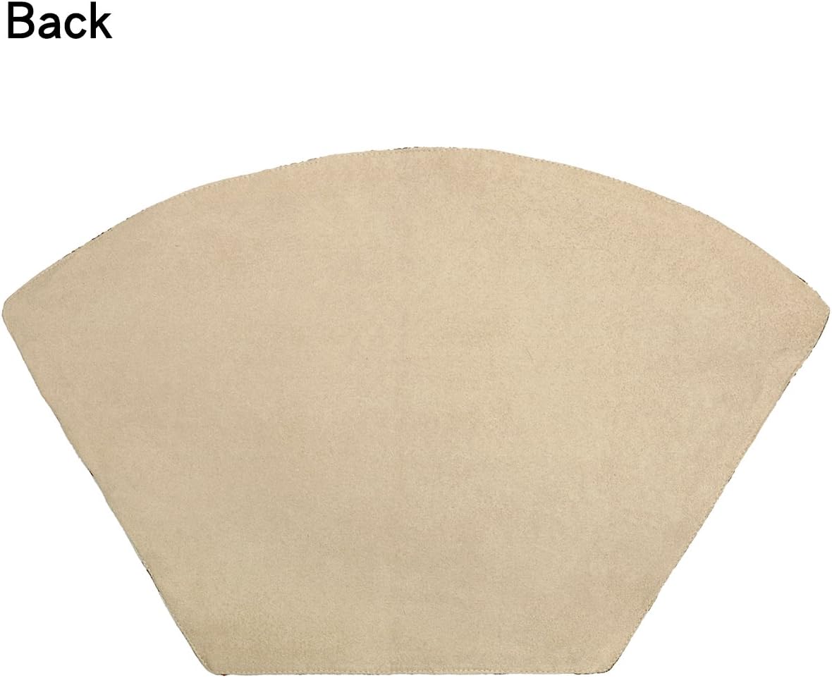 Grelucgo Set of 7 Wedge Place mats and Centerpieces Set for Round Tables, Khaki