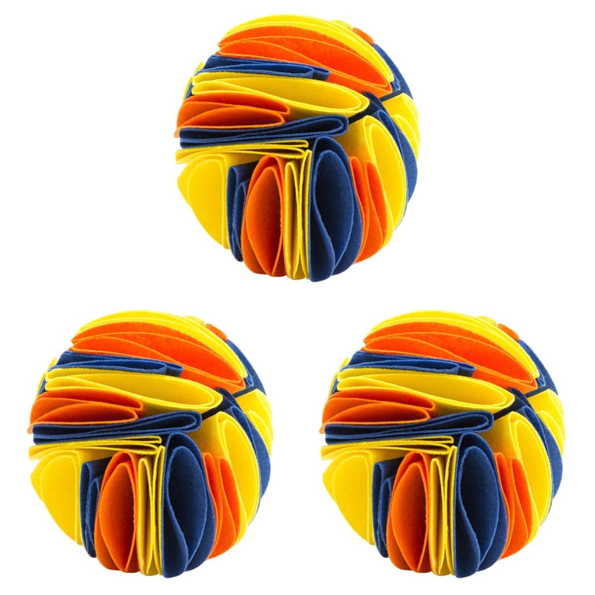 Mipcase 3 Stücke Hund Puzzle Spielzeug Langsam Feeder Haustier Spielzeug Sicher Filz Material Snuffle Für Hunde Für Den Einsatz
