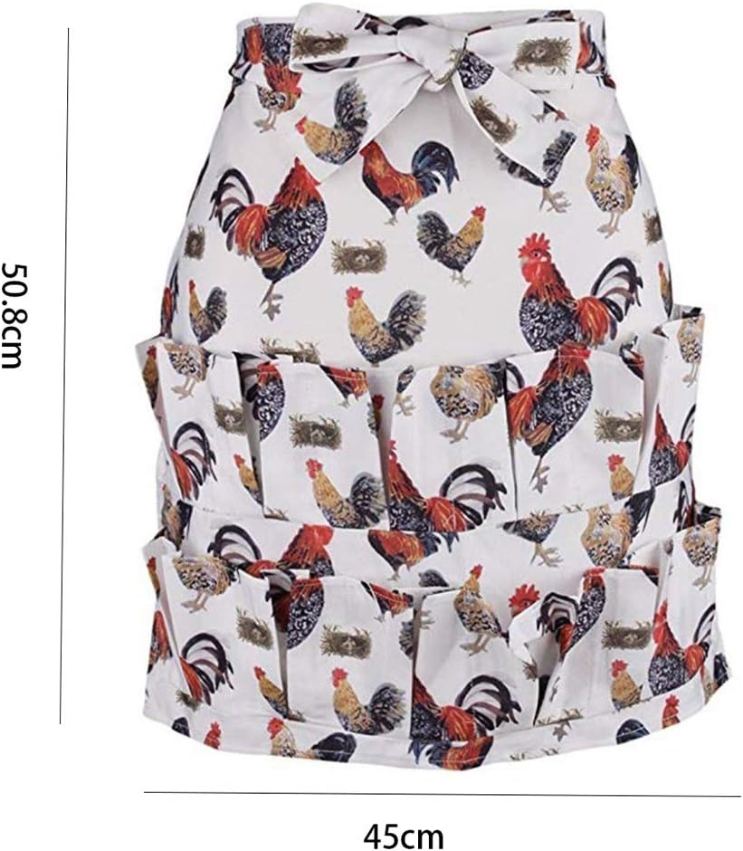 Aprons With Pockets Egg Collecting Apron Pockets Holds Chicken Farmhouse Farm Home Waterproof Apron