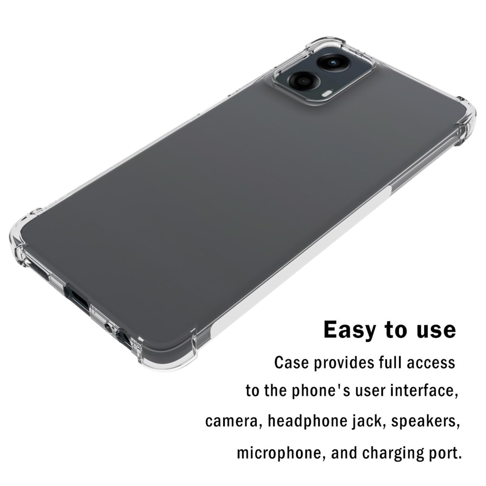 Motorola Moto G 5G (透明カバー付き)美品 Amazon.com: Zeking for Moto G 5G(2025) Case, Crystal Clear