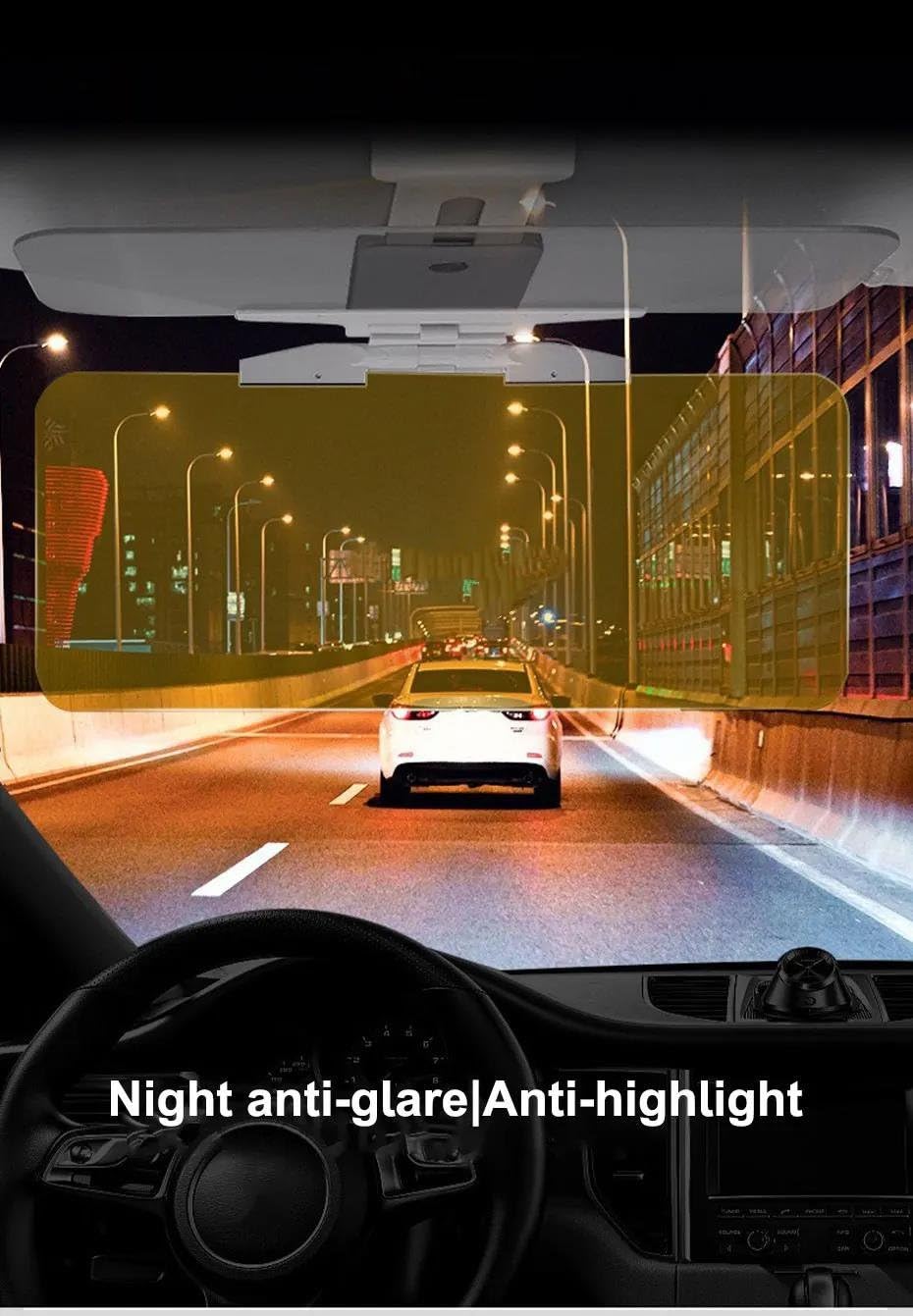 Oscuranti Finestrini Auto Parasole Antiriflesso Antiabbagliamento Per Auto Parasole Polarizzato Visione HD Sicurezza Alla Guida Notturna