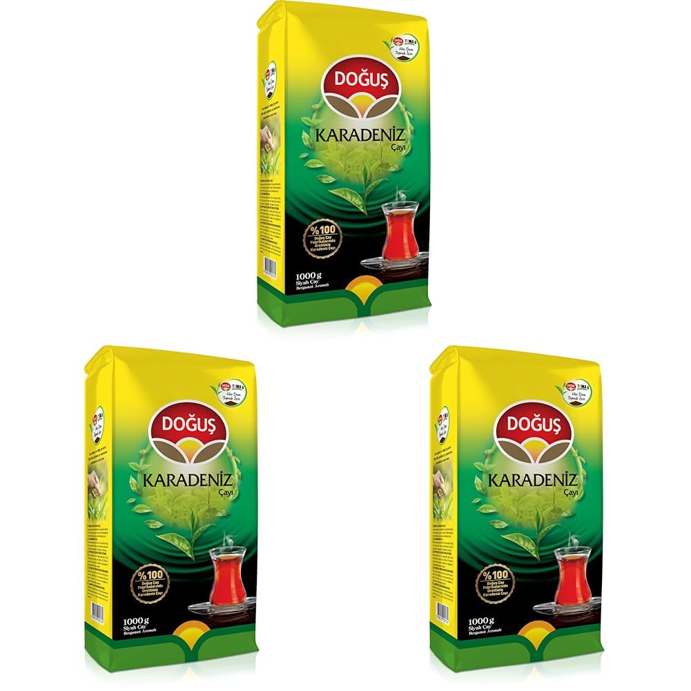 Doğuş Karadeniz 1000Gr Çay, Siyah çay (3 paketi)
