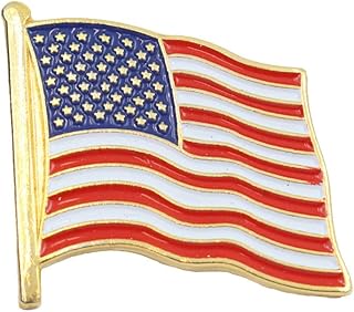 Fosco Replica US Flag Pin Badge