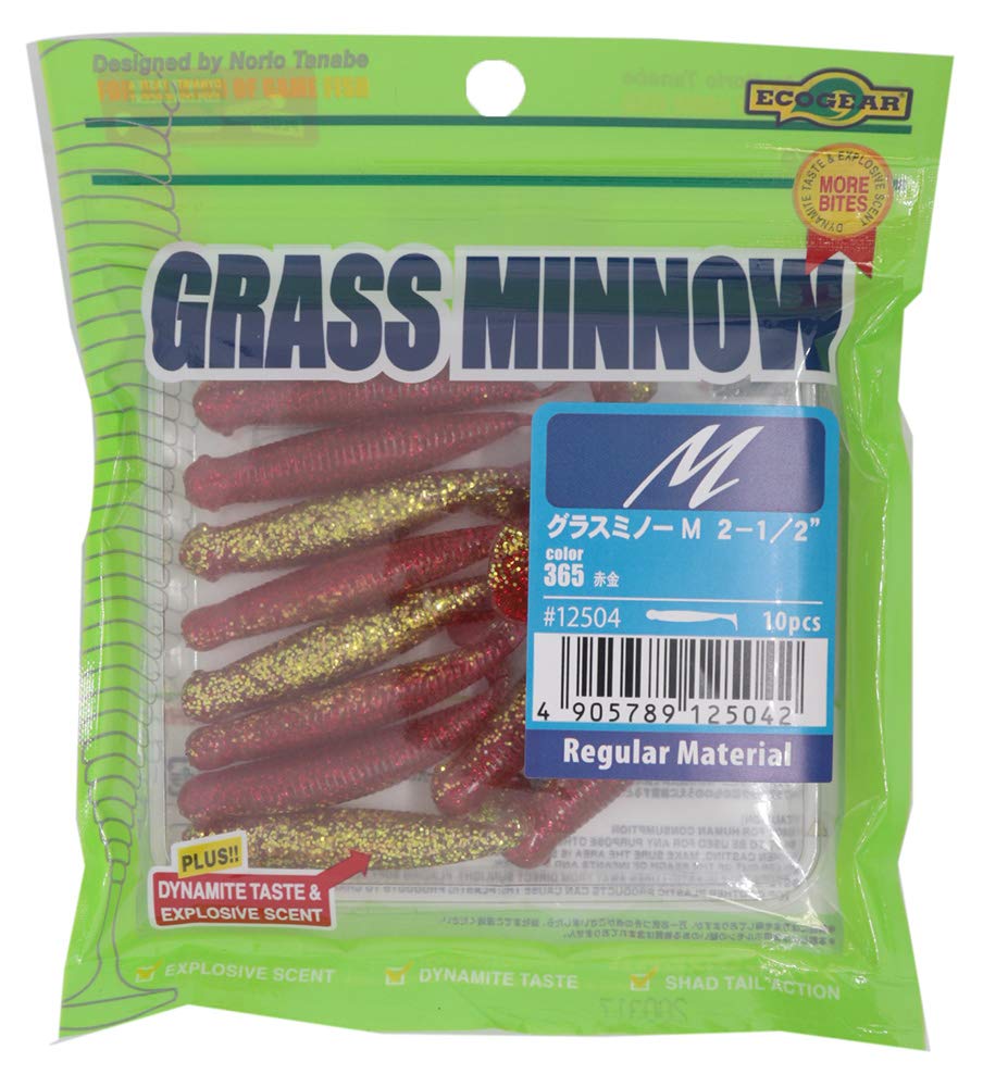 Amazon.co.jp: エコギア(Ecogear) ワーム グラスミノーM 2‐1/2