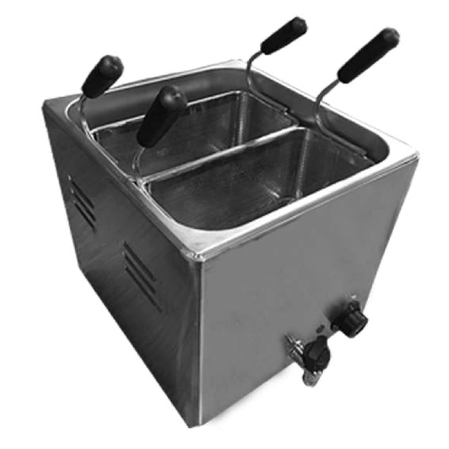 Ristoattrezzature Cuocipasta Elettrico - Da Banco - 2 cestelli