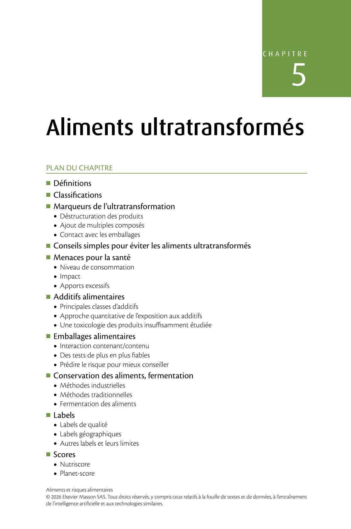 Aliments et risques alimentaires: Guide des principes nutritionnels et des enjeux de sécurité sanitaire des aliments