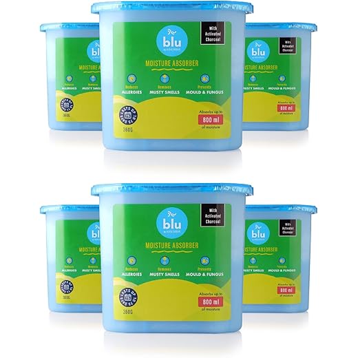 BLU by Absorbia Moisture Absorber with Activated Charcoal Pa