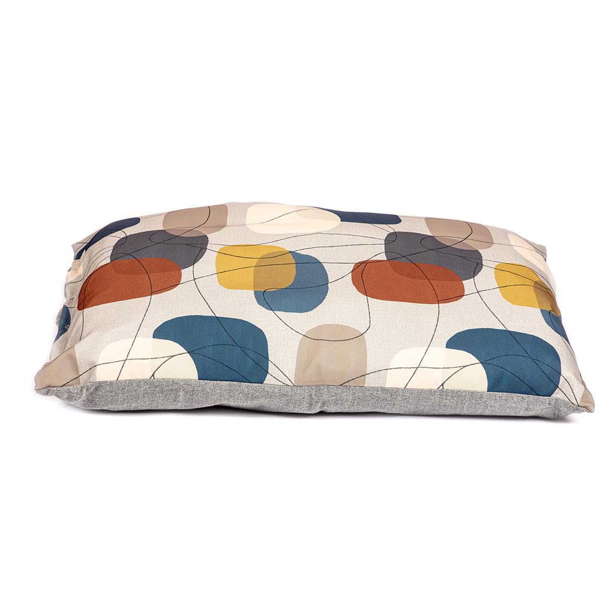 Danish Design Colour Block Hypoallergenic Silver Grey Dog/Puppy Deep Duvet Cover Medium (Cover)