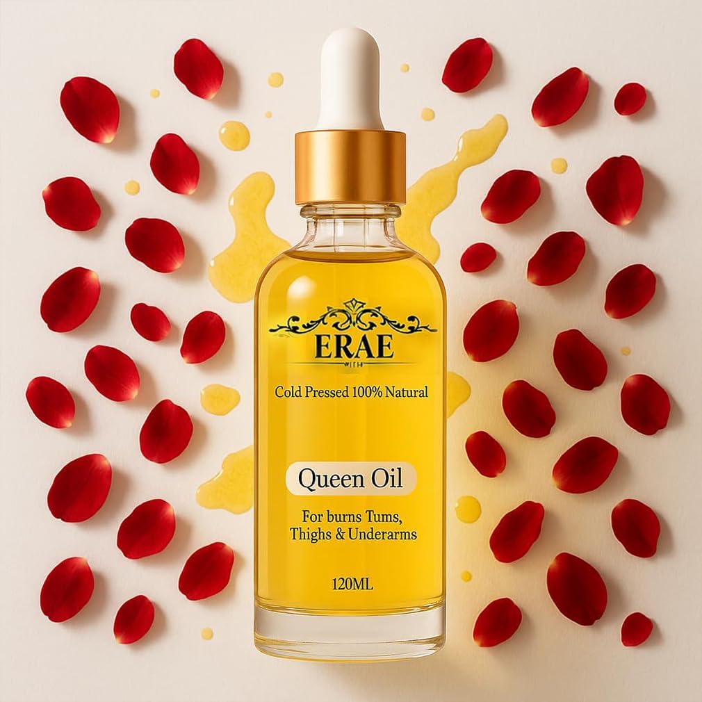 Eraé Queen Oil, Lightweight Fast-Absorbing, Queen Oil Cold Pressed Botanical Firming for Face & Body (1) - Image 2
