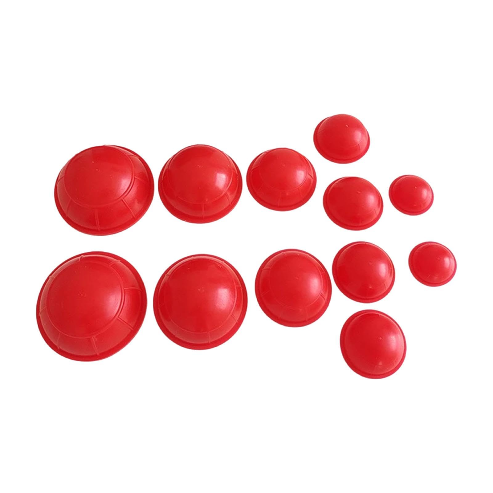 Kit di Coppettazione in Silicone Premium per Una Migliore, Rosso