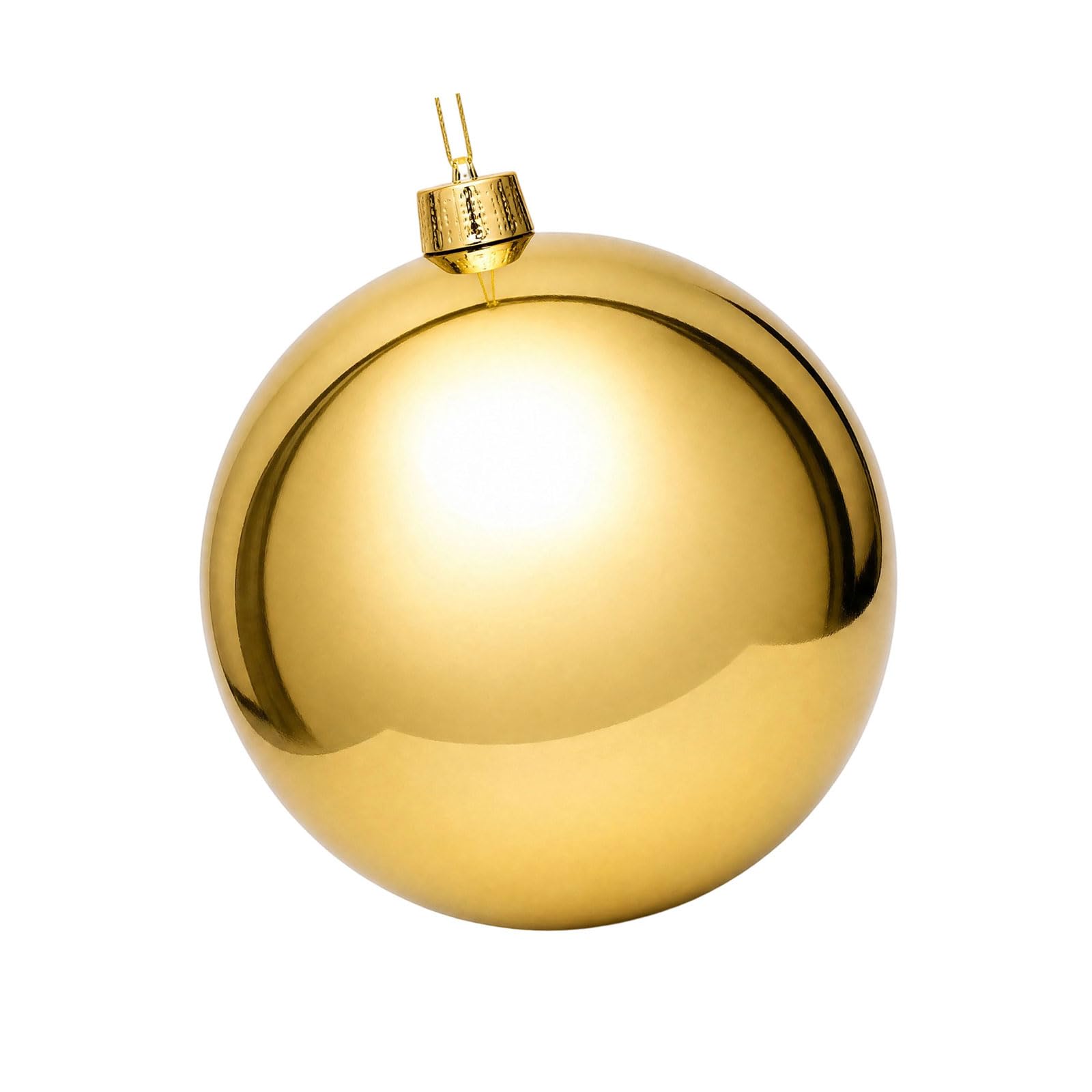Luxurious Shimmering Gold Christmas Ornament Ball 40Cm 50Cm Versatile Decors for Tree Ceilings and Special Event Large Gold Christmas Ornament
