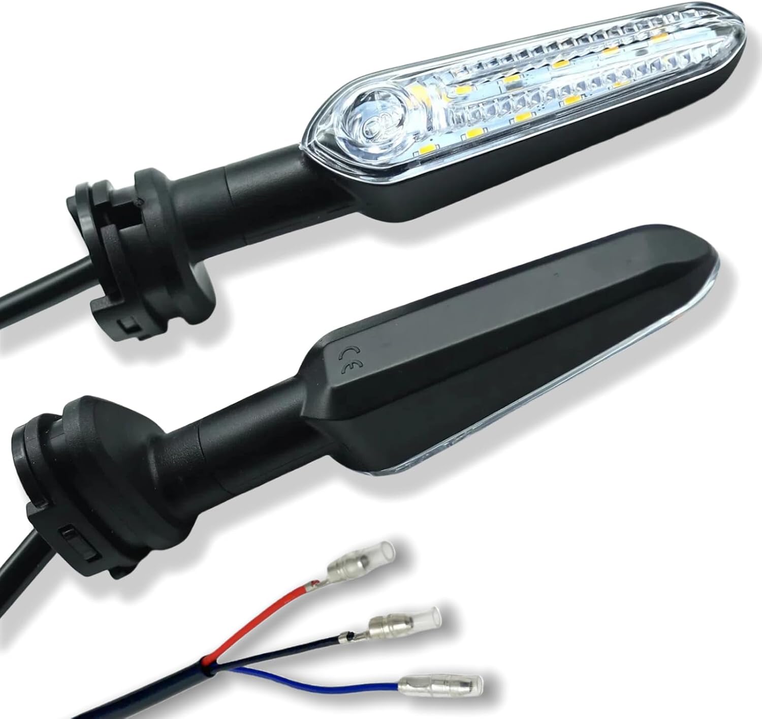 LED turn signals,Turn Signal Lights,Front and Rear Turn Signal Indicator Lights,Fit For YAMAHA MT07 Tracer 700 XJ6 FZ6 MT09 900 MT10 YZF R1 R3 R6 R6S FZ6 FZ1 FZ Fazer FZ6R FZ07 FZ8 FZ09 TMAX MT-09