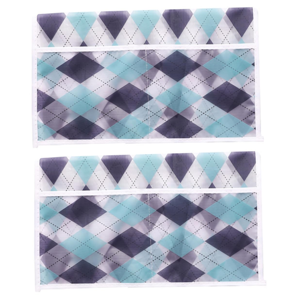 OFFSCH 2 Pack Microwave Oven Cover Microwave Protector Towel Side Pockets Easy-clean Kitchen Accessory Set