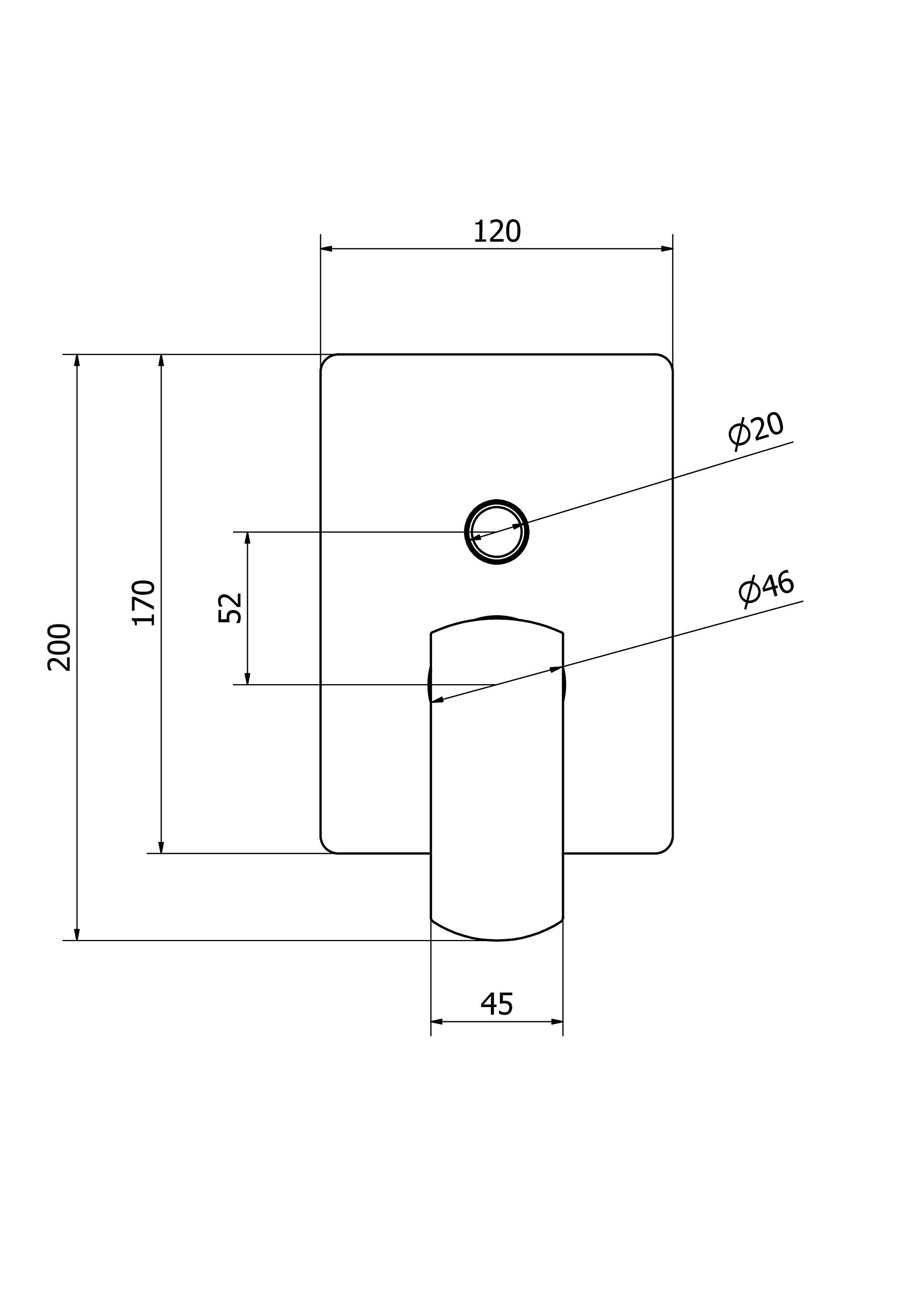 Teorema Edge Parti Esterne Incasso con Deviatore Cromato