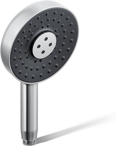 Kohler 26282-CP Statement Round Multifuntion - Ducha de mano de 2,5 gpm, cromo pulido