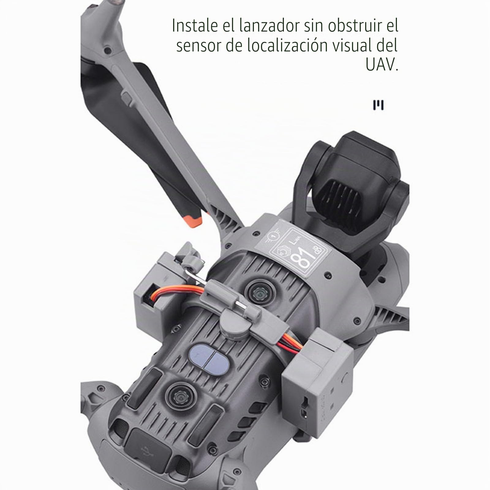 Sistema Airdrop de dron + engranajes de aterrizaje para DJI Air 3, lanzador de carga útil y transporte