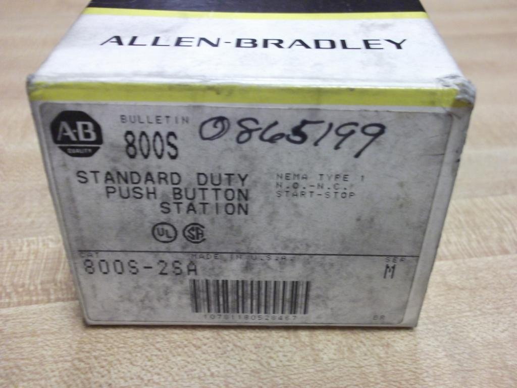 Allen Bradley 800S2SA Momentary Contact Buttons 600V