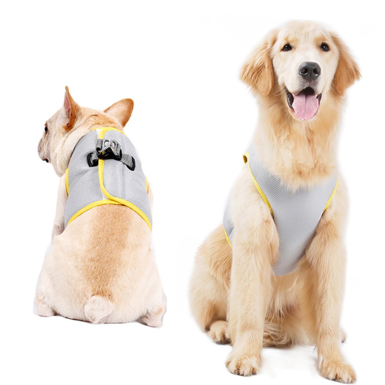 Gilet Rafraîchissant pour Chien Respirant XL pour Activités Extérieures Poitrine Confort Optimal Et Système De Libération Rapide