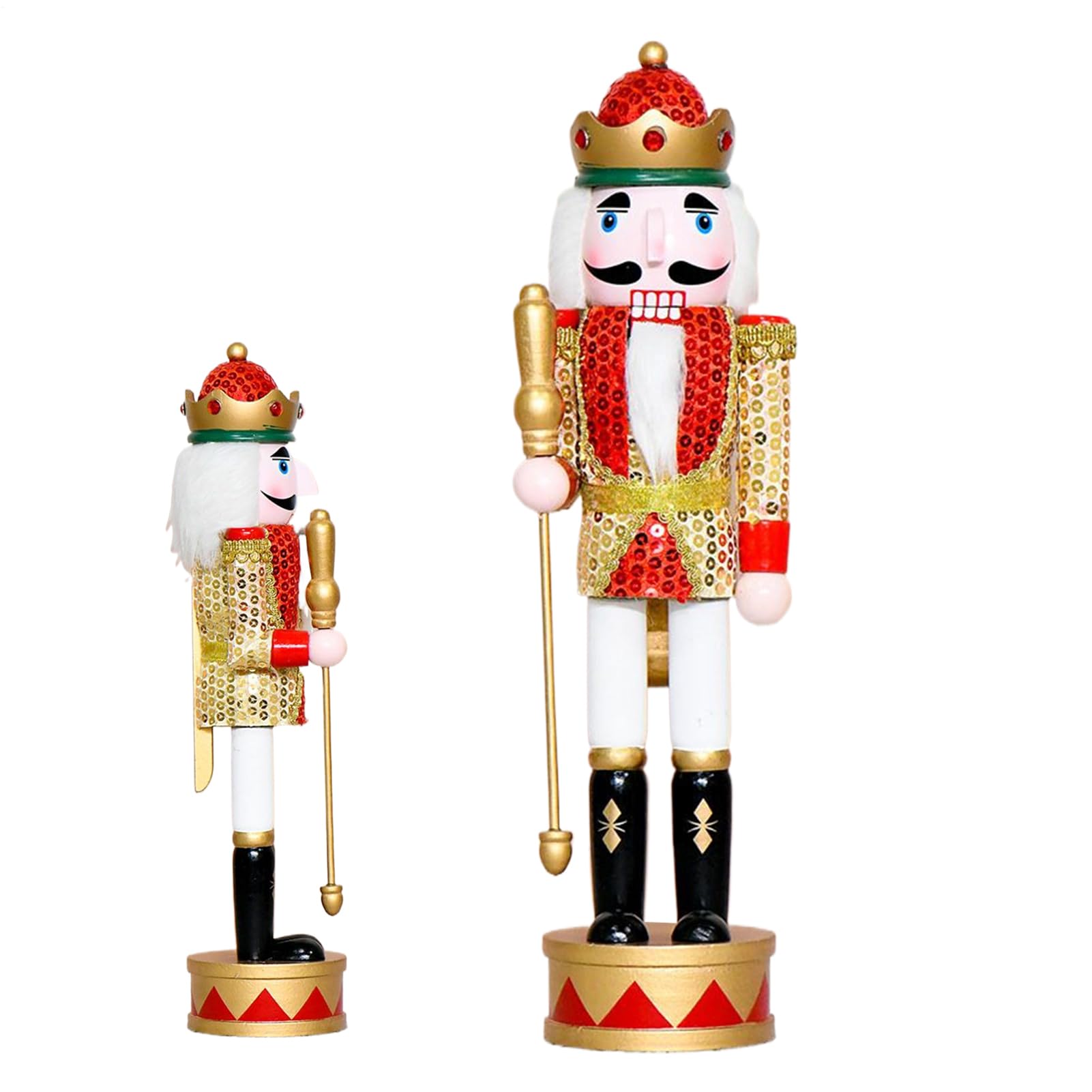 Casse-noisette de Noël en bois de 35,6 cm pour déco de table