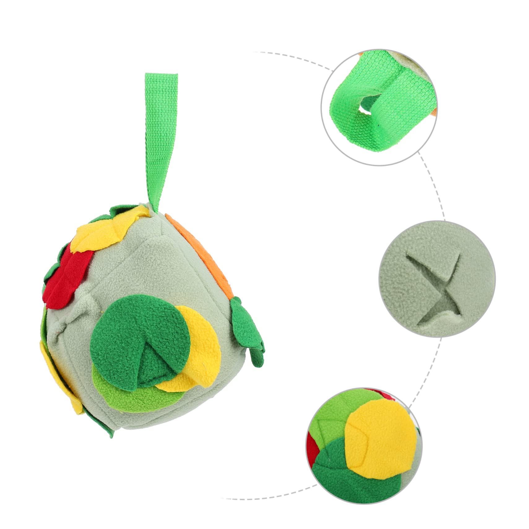 Amosfun 3stücke Hundeschnüffelball Aus Lebensmittelechtem Material Interaktives Kauspielzeug Fördert Geistige Anregung Und Futteraufnahme Für Kleine Und Mittelgroße Hunde Frisches