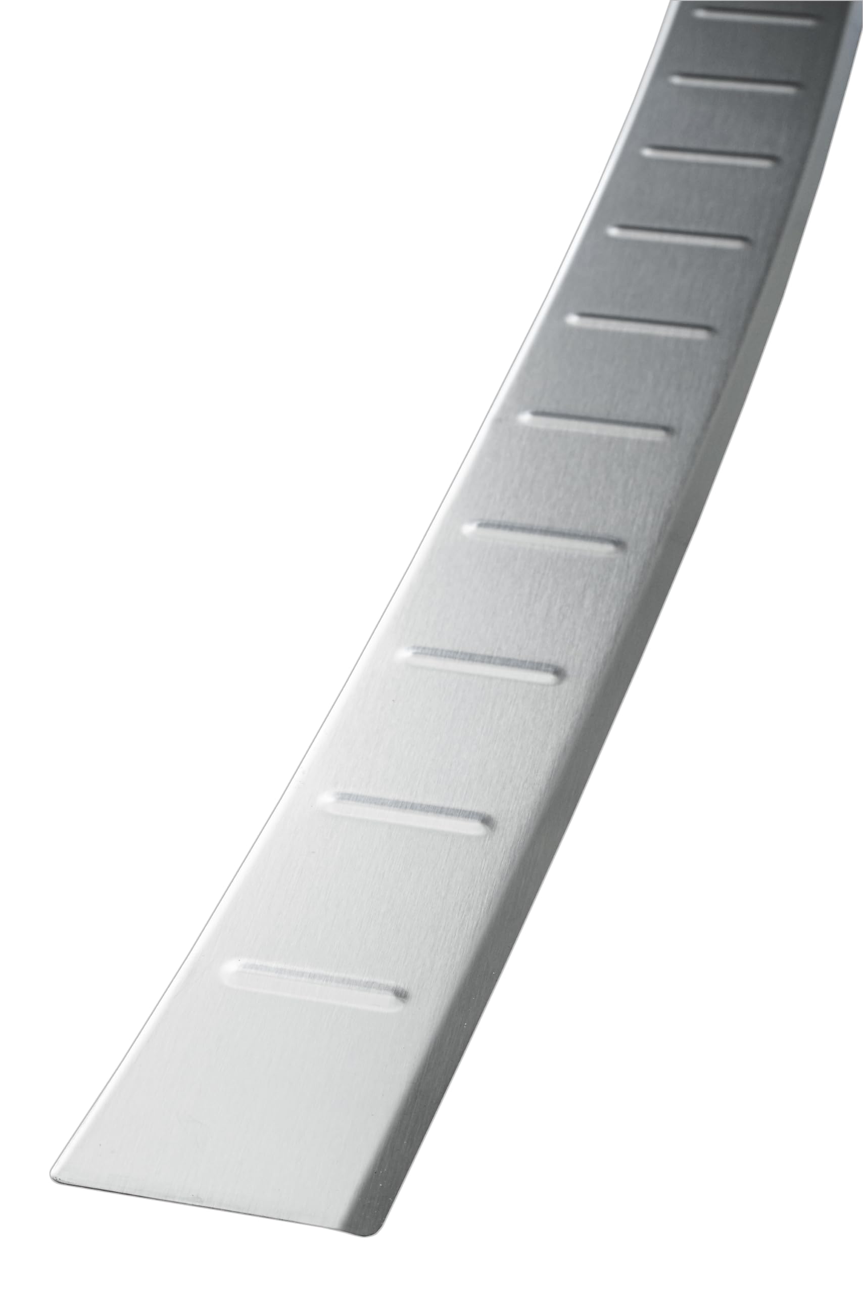 RECAMBO Boot sill protector made of stainless steel, matt brushed with texture, suitable for Peugeot Expert 3, year of manufacture 2016 onwards, style and protection for the