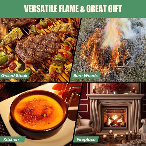Image of KOACKL Propane Torch Gun | Adjustable Flame Thrower Gun, Gas Welding Kits Blow Torch for Ooutdoor Welding, Campfire & Charcoal (Propane Tank Not Included)