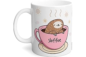 Sloffee Coffee Mug: The Perfect Sloth Mug for Sloth Lovers and Purveyors of Caffeine