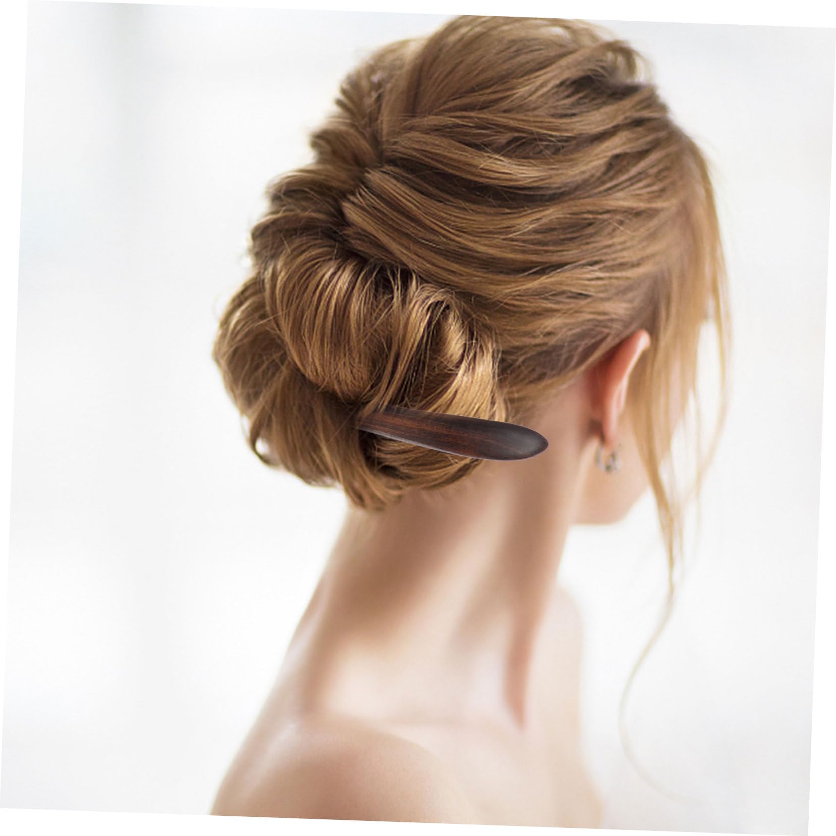 DOITOOL 5stücke Doppelspitzen -haarstäbe Für Lange Haarnadeln Schwarzem Für Hochzeiten Partys Und Tägliches Styling