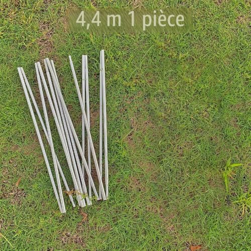 Arceaux de Tente 3,6 m 4 m 4,4 m - Tige en Aluminium 8 mm - Accessoire de Réparation de Cadre Pliable pour Camping en Plein Air – vue 7