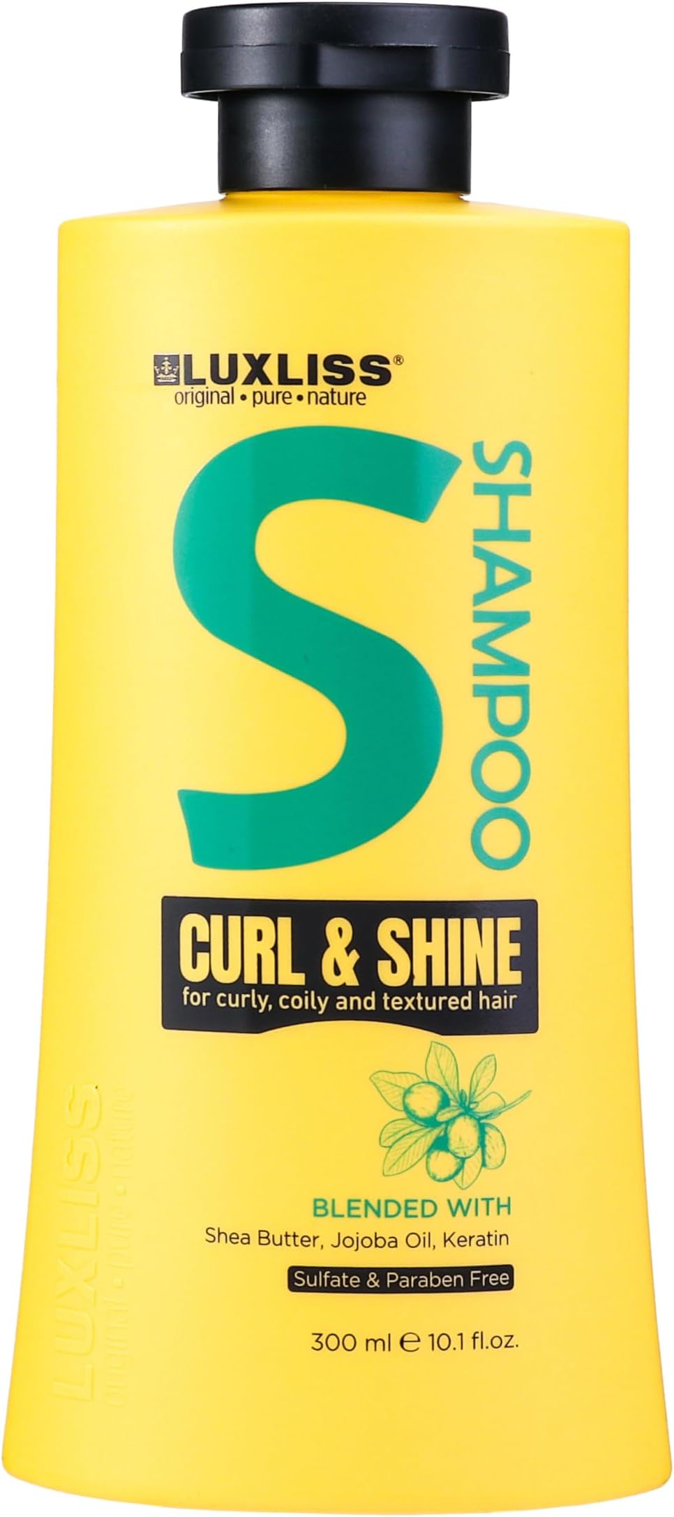 Luxliss Curl & Shine For Curly, Coily And Textured Hair Shampoo 300Ml