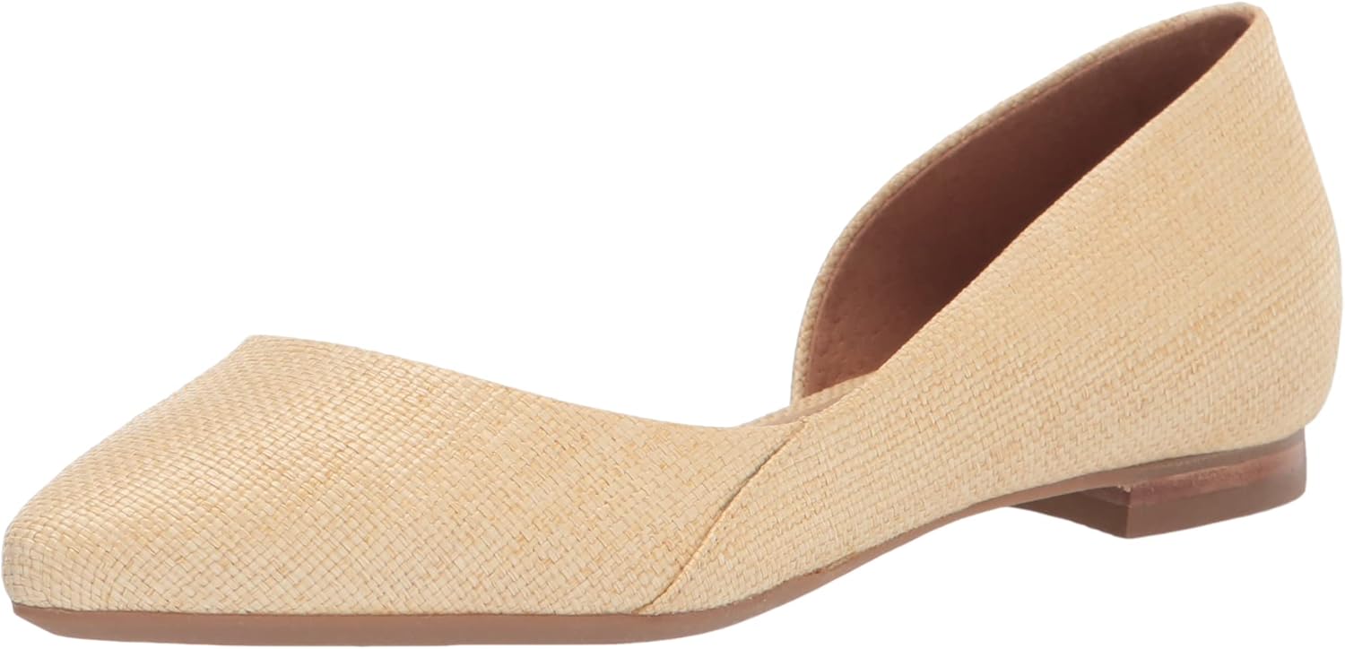 Marc Fisher LTD Women's Sunny Ballet Flat, Light Natural, 8