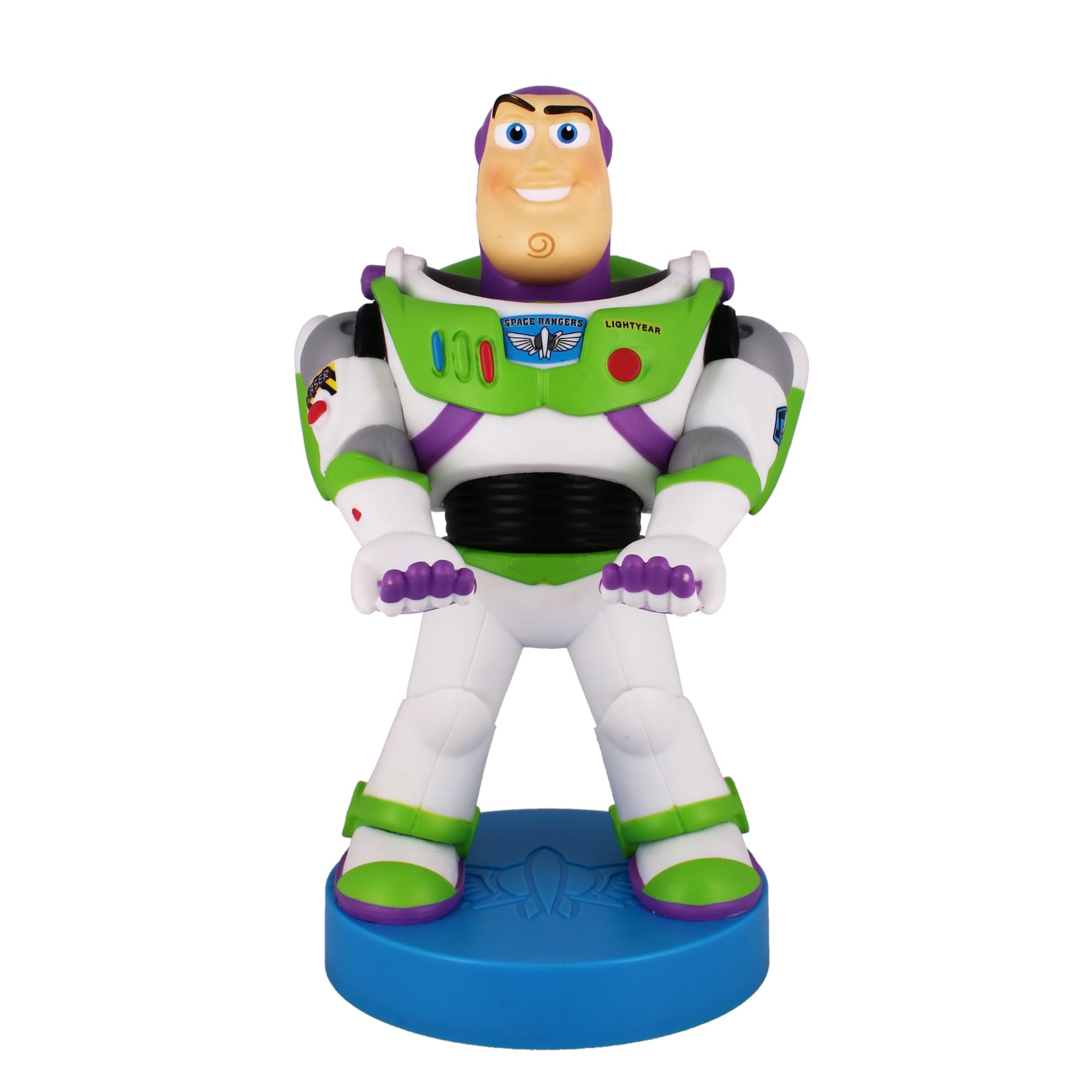 Cableguys Toy Story Buzz Lightyear Soporte Mando y Movil - Figuras Soporte para movil y Mando, Compatible con Xbox, PlayStation y la mayoría de mandos estándar, Accesorios Escritorio Gaming