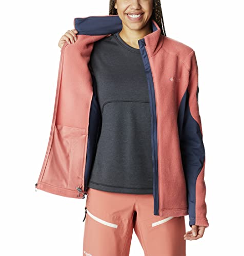 Image of Columbia Women's Titan Pass 2.0 II Fleece (AR1351 Dark Coral, Nocturnal S)
