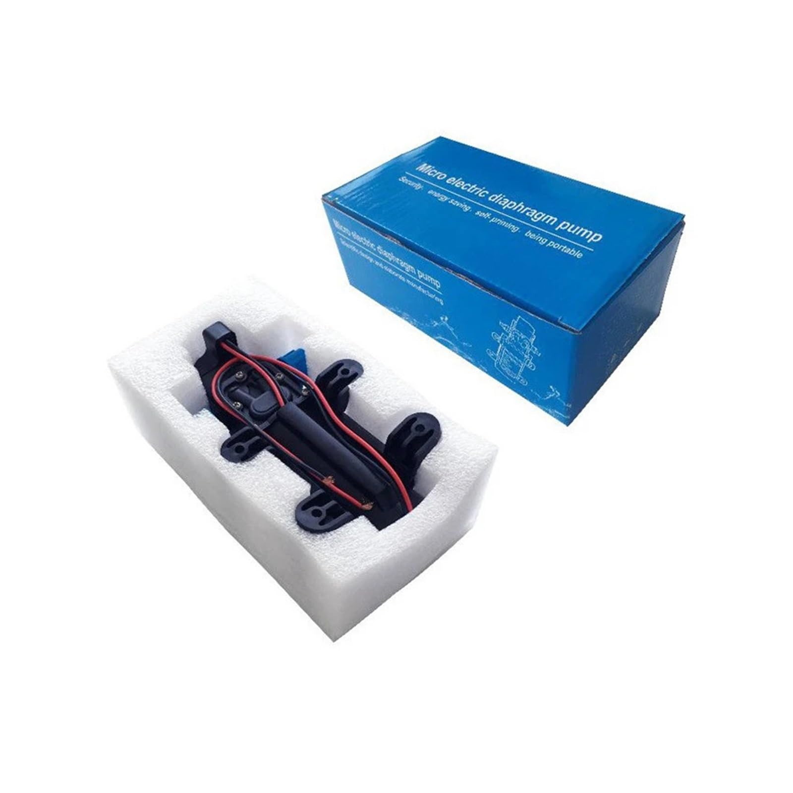 Pompa Acqua a Membrana ad Alta Pressione DC 12V 24V 80W 5.5L/min Pompa autoadescante for casa, Veicoli, Agricoltura, Barca, Giardino,Alta Affidabilità(0142H2B-12-80F)
