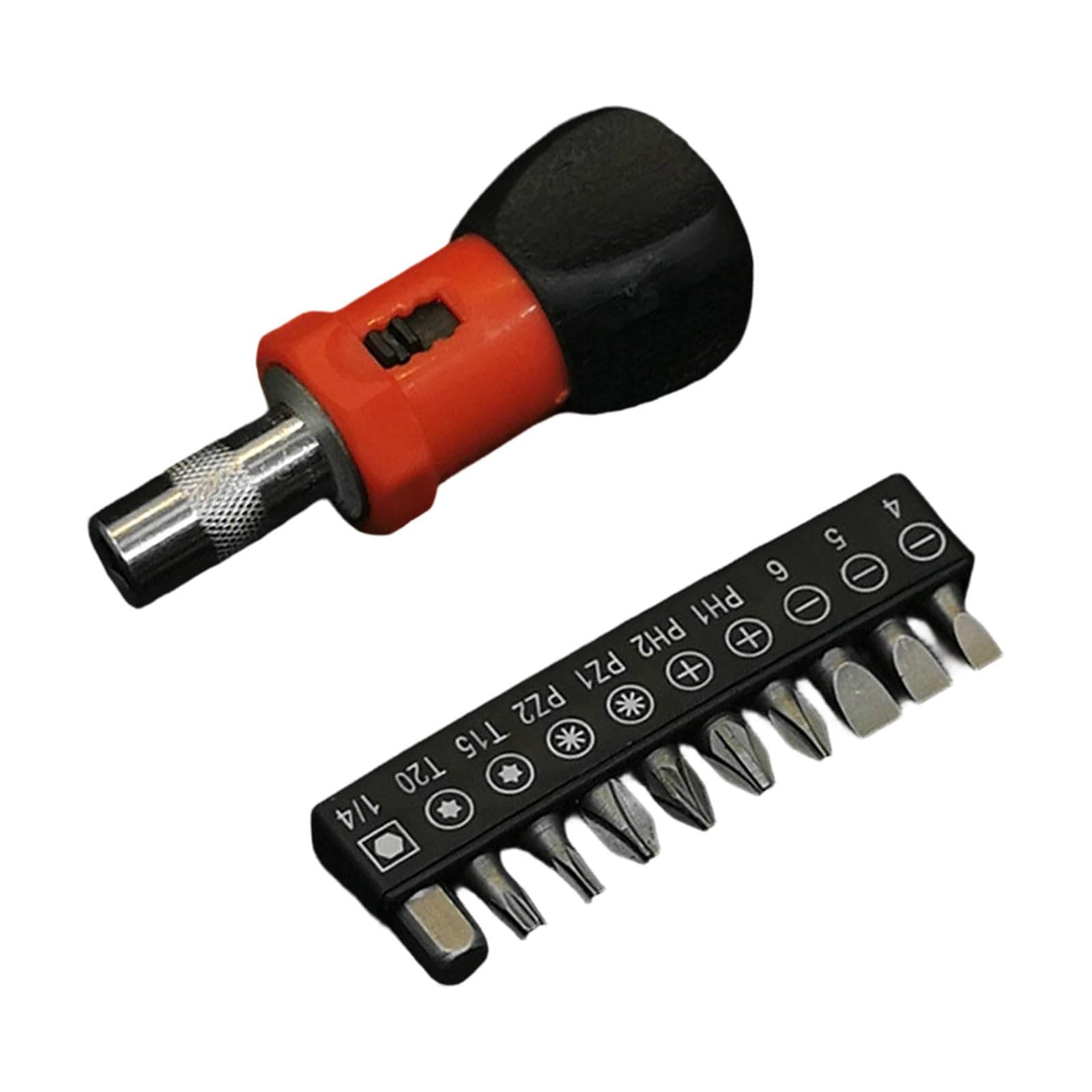 Kaccde Metal Steel Ratcheting Screwdriver With Drill Bit For Delicate Fixes In Constricted Areas And Household Improvement Projects Narrow Space Ratcheting Screwdriver
