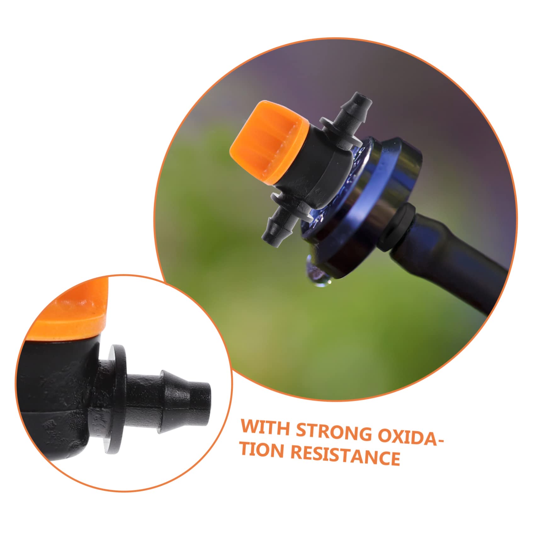 Toddmomy 60pezzi Valvole Per Irrigazione Regolabili Connettori Per Tubo Da Giardino Fitting Mini Valvole Per Controllo Flusso Impermeabili e Antileakage