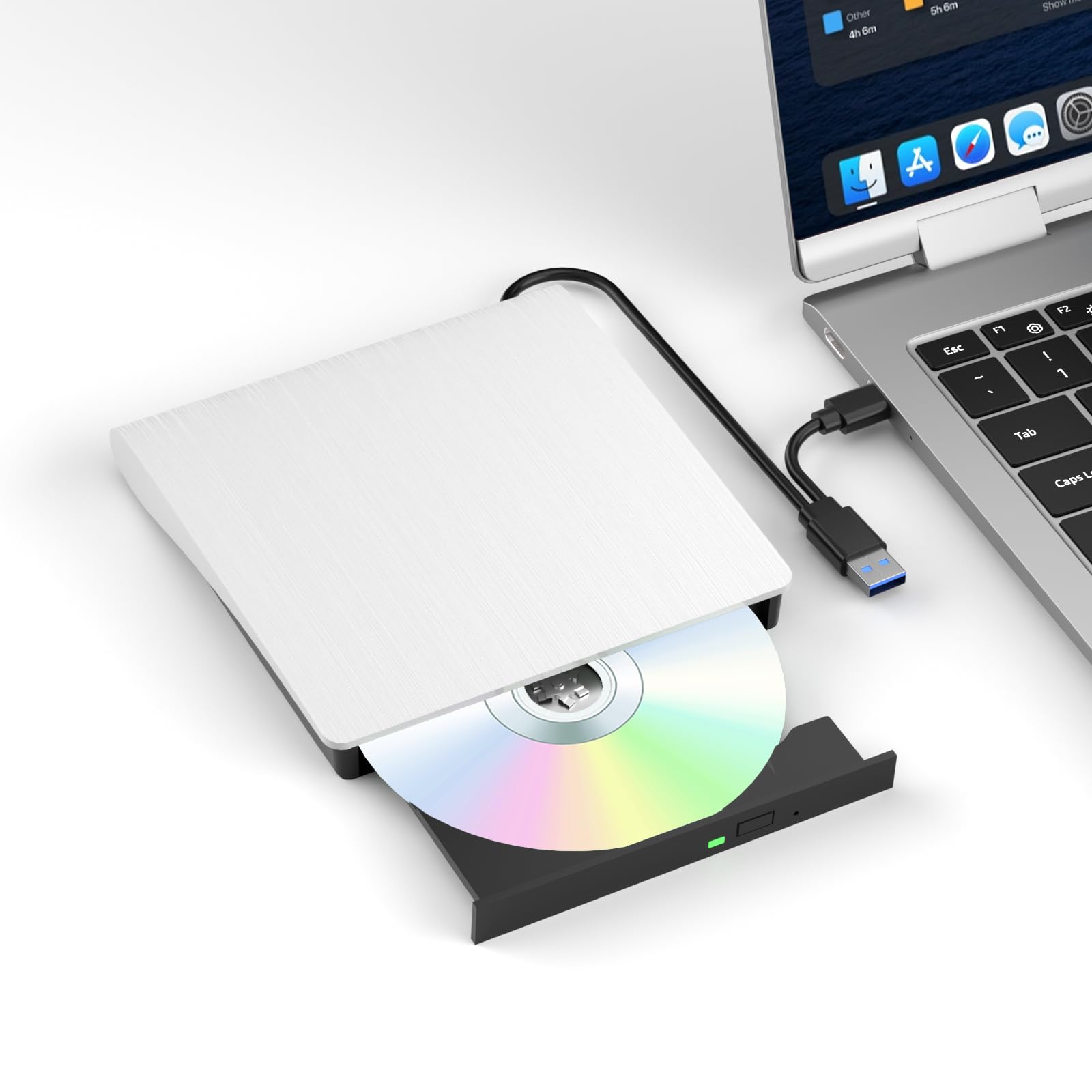 Amazon.com: Yaeonku White External Blu Ray Drive, Support 50G Disc