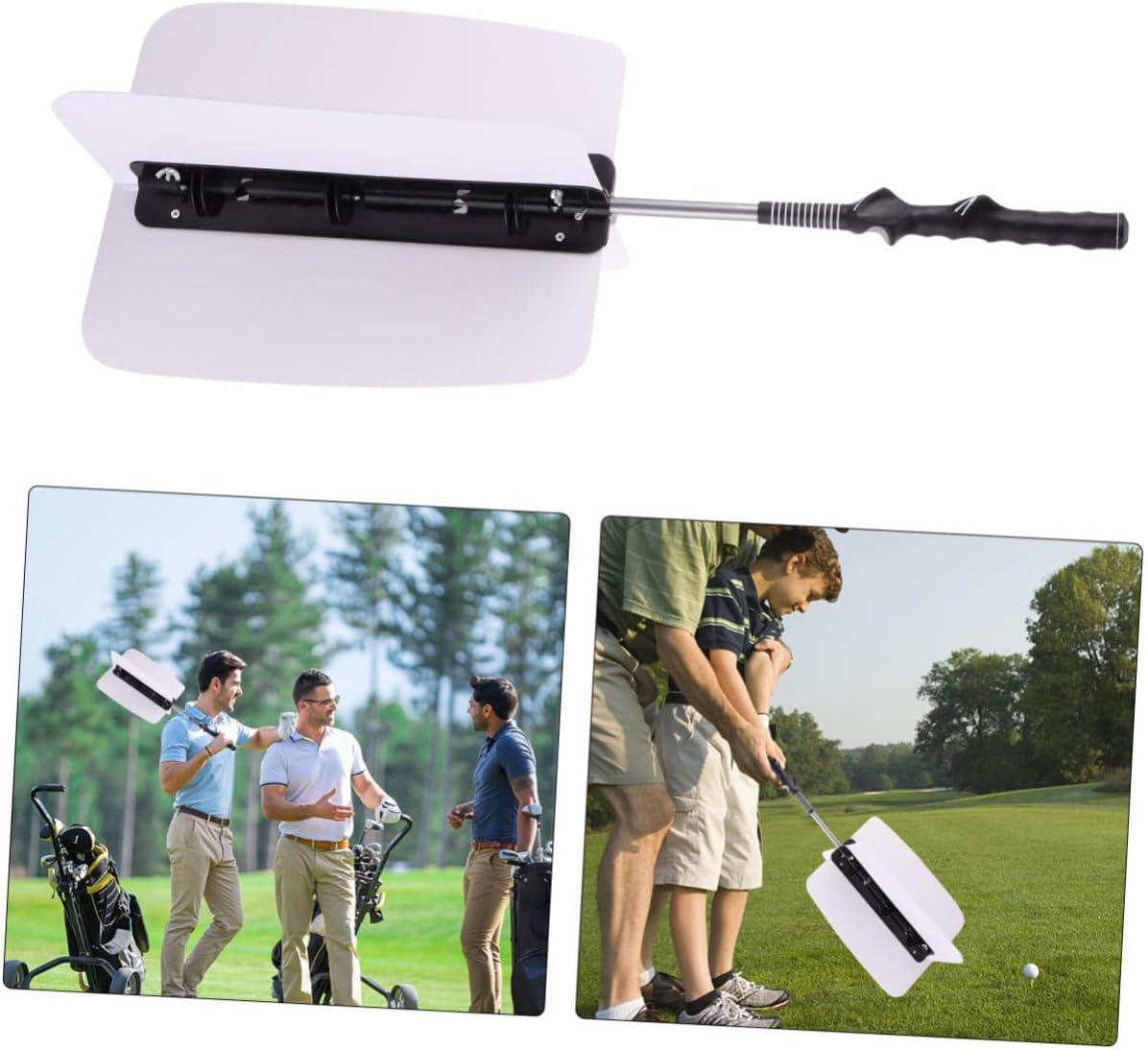 NUOBESTY Golf Power Resistance Trainer Professional Golf Swing Fan for Golf Warm Up Aid Tool Training Supplies