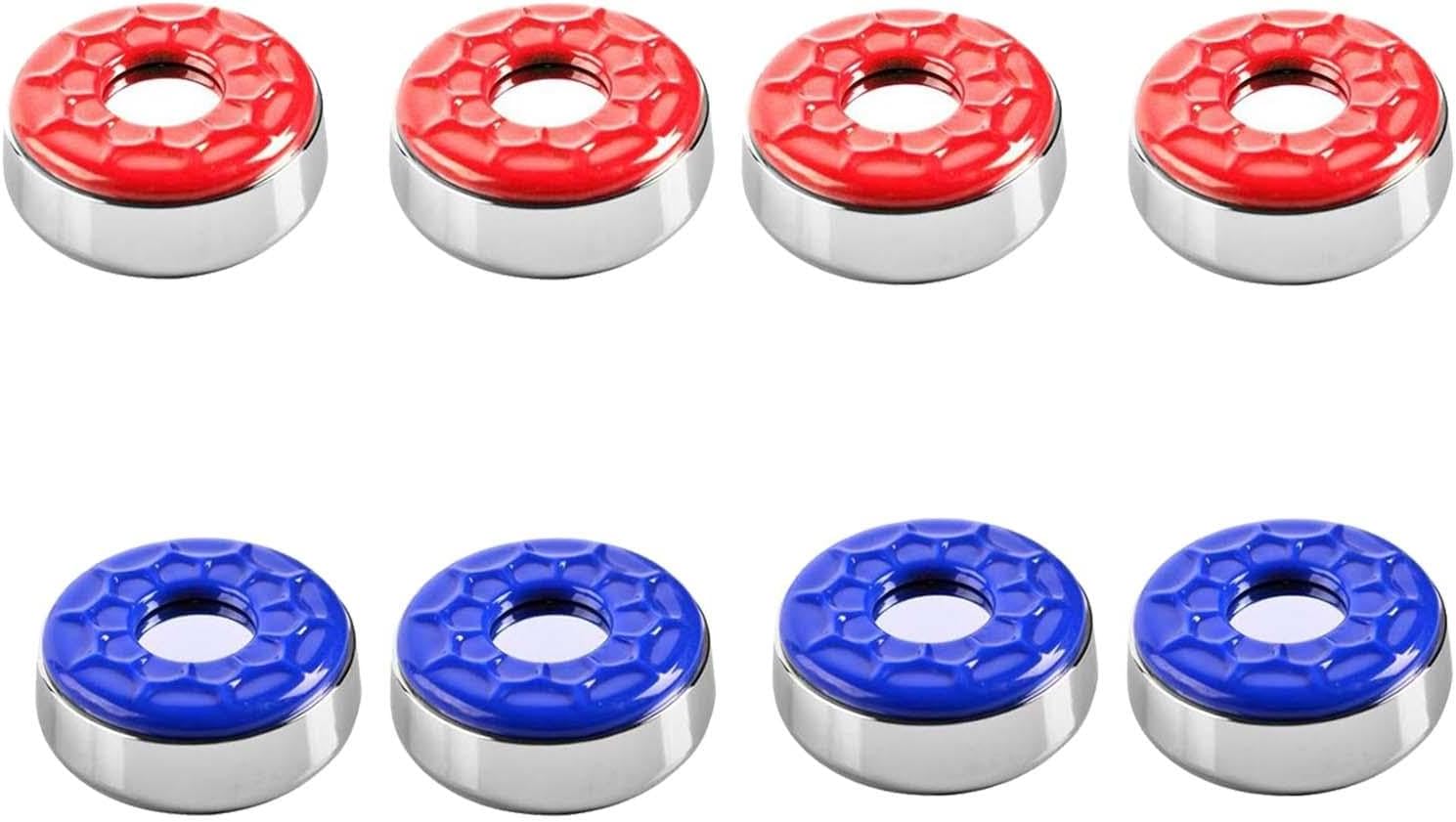 rockible8X Shuffleboard Pucks Shuffleboard Table Pucks Leisure Sports Portable Shuffleboard Table Accessories 58mm for Family Party Outdoor Indoor