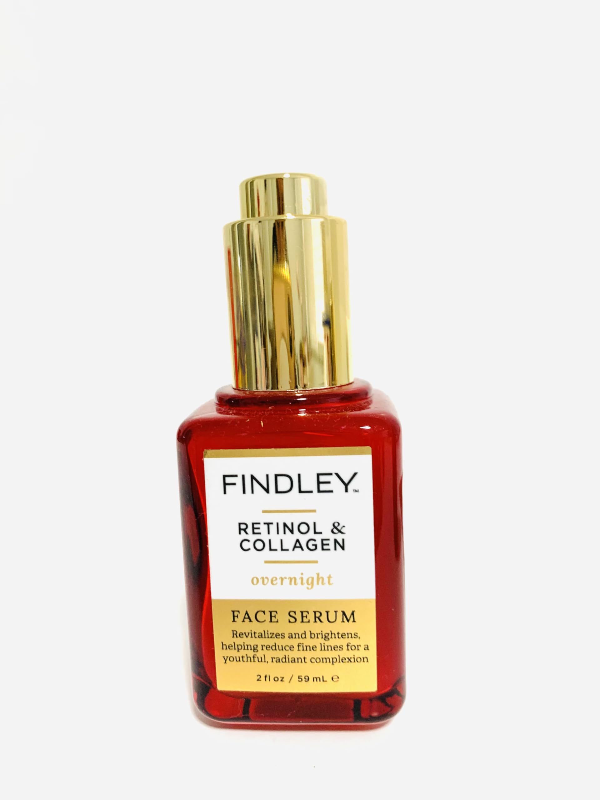 Findley Face Serum Retinol & Collagen Overnight Face Serum. 2 FL OZ. No box