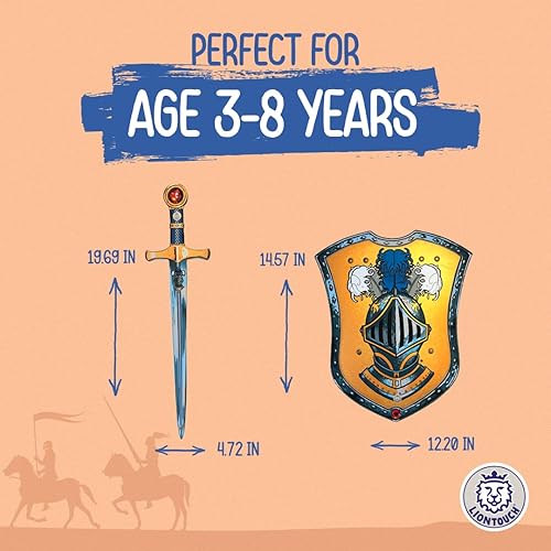 Miniatura 4 de Liontouch - Espada y escudo de espuma Mystery Knight para niños - Edad de 3 a 8 años | Juego medieval en espuma duradera y segura para juegos de