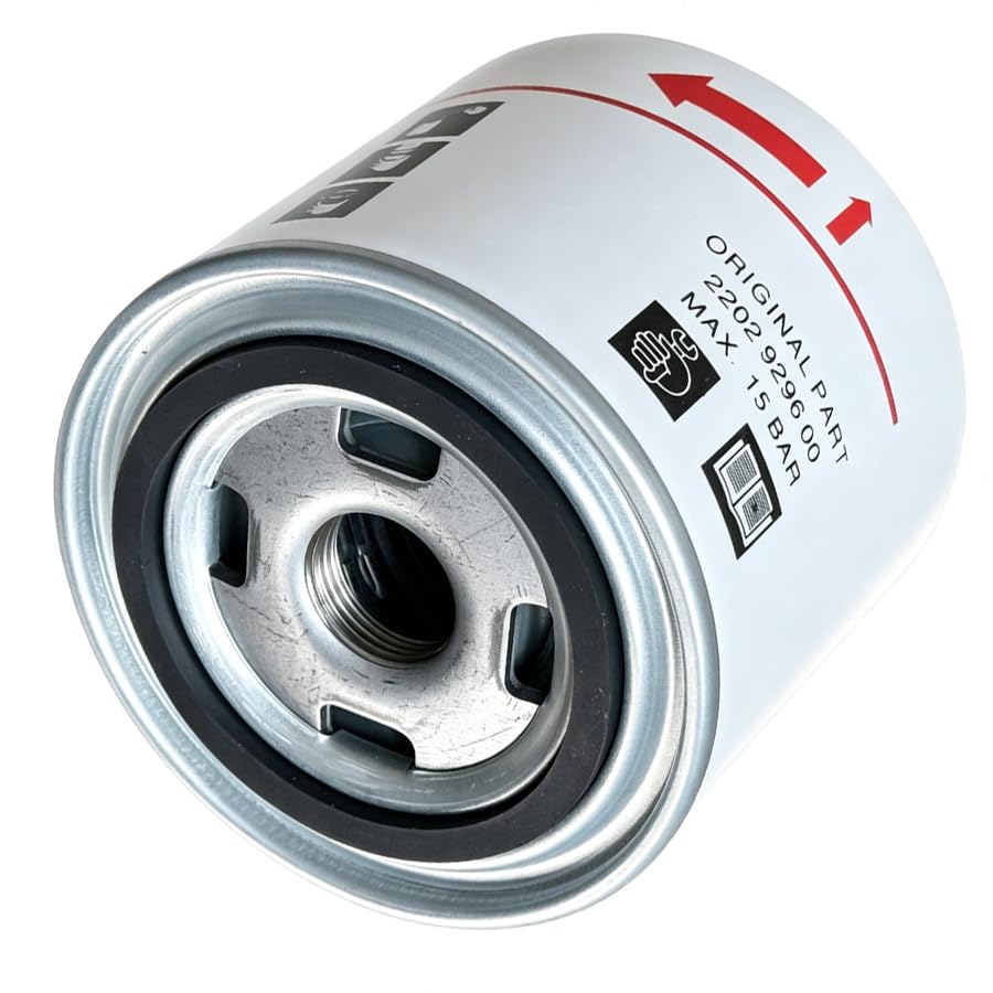 2202929600 2202-9296-00 Oil Filter Compatible with Atlas Copco GA5 GA7 GA11 GX5 GX7 GX11 Air Compressor Replaces 2202929650, 2202-9296-50