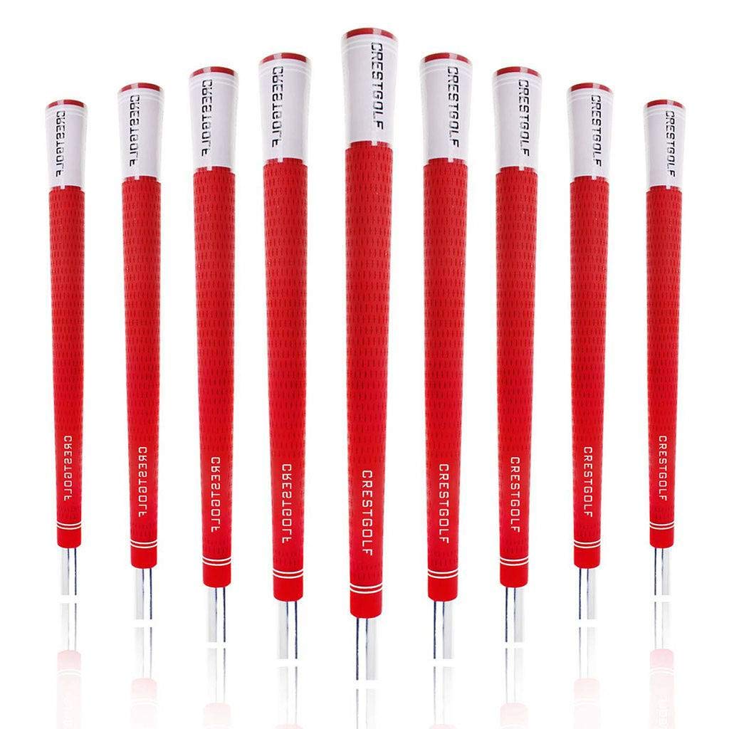 CLGTY 9pcs Golf Iron Grip, Standard Non-Slip Rubber Golf Club Grips Soft Comfortable Golf Grip Ideal for Golfer